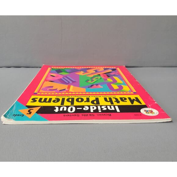 Inside-Out Math Problems Grade 5 Marcia Dana Workbook Instructional Fair PB Book - Picture 9 of 14